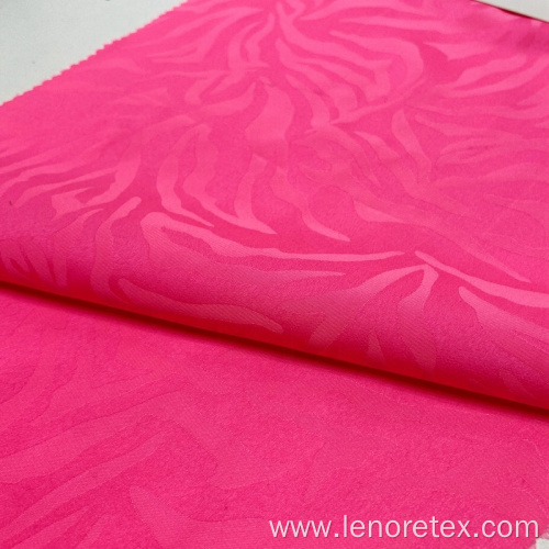 Polyester Fluorescent Color Woven Jacquard Satin Fabric